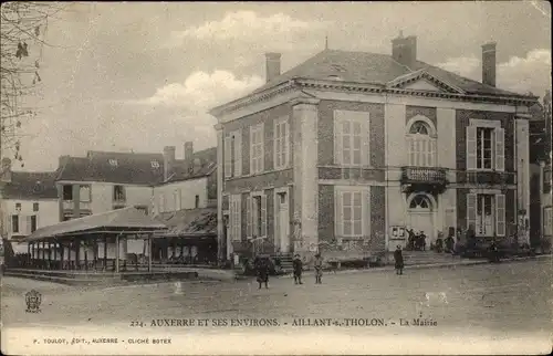 Ak Aillant sur Tholon Yonne, La Mairie