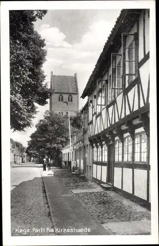 Ak Koge Dänemark, Partie fra Kirkestraede