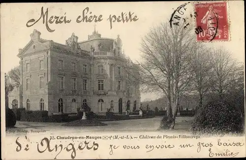 Ak Chaudron en Mauges Maine-et-Loire, Château du Plessis Viltoutreys