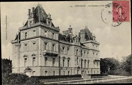 Ak Pouancé Maine et Loire, Le Château