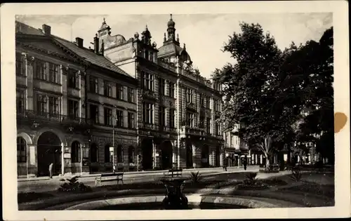 Ak Plzeň Pilsen Stadt, Straßenpartie