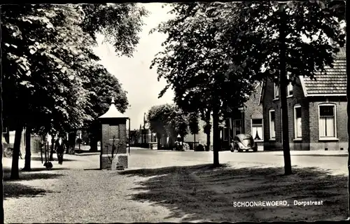 Ak Schoonrewoerd Utrecht Niederlande, Dorpstraat