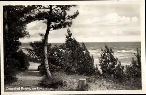Ak Ostseebad Bansin Heringsdorf auf Usedom, Langenberg