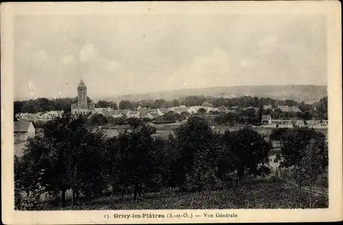 Ak Grisy les Plâtres Val-d´Oise, Vue Générale