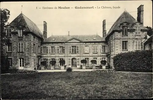 Ak Gadancourt Val d’Oise, Le Château