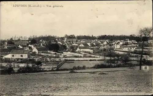 Ak Louvres Val d’Oise, Vue Générale