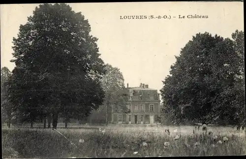 Ak Louvres Val d’Oise, Le Château