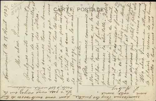 Ak Nonancourt Eure, Place de l´Église