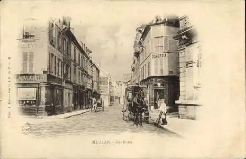 Ak Meulan en Yvelines, Rue Basse, Delacroix