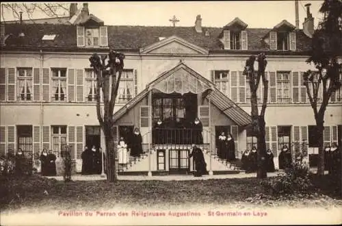 Ak Saint Germain en Laye Yvelines, Pavillon du Perron des Religieuses Augustines