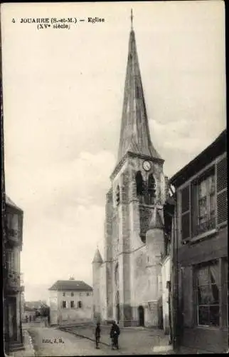 Ak Jouarre Seine et Marne, Église