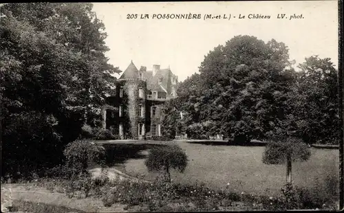 Ak La Possonnière Maine-et-Loire, Le Château