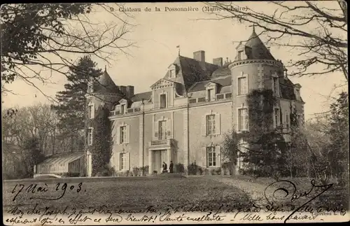 Ak La Possonnière Maine-et-Loire, Château