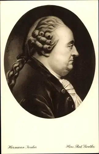 Künstler Ak Junker, Hermann, Herr Rat Goethe, Goethemuseum Frankfurt