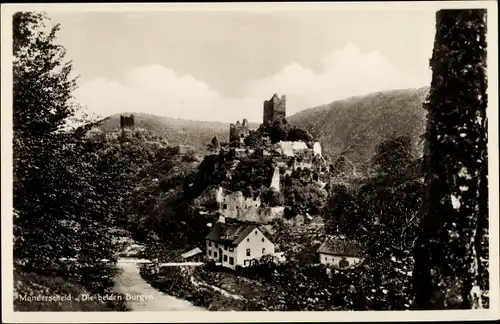 Ak Manderscheid in der Eifel Rheinland Pfalz, Burgen