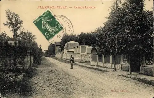 Ak Plessis Trevise Val de Marne, Avenue de Lefevre