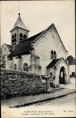 Ak Saint Prix Val-d’Oise, L´Église