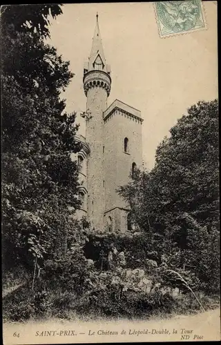 Ak Saint Prix Val-d’Oise, Le Château de Léopold Double