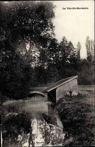 Ak Le Val Saint Germain Essonne, Petit Pont