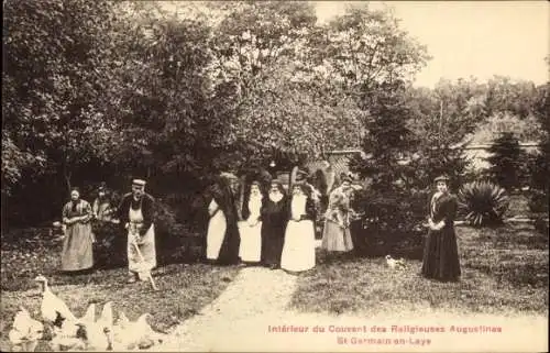 Ak Saint Germain en Laye Yvelines, Interieur du Couvent des Religieuses Augustines