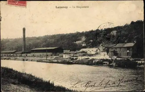 Ak Luzancy Seine et Marne, La Briqueterie