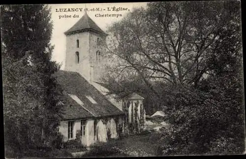 Ak Luzancy Seine et Marne, L´Église