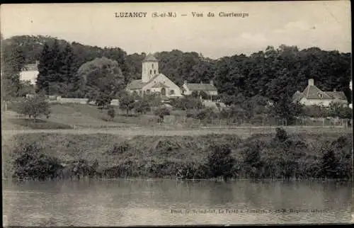 Ak Luzancy Seine et Marne, Vue du Chertemps