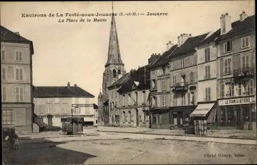 Ak La Ferté-sous-Jouarre Seine-et-Marne, Place de la Mairie