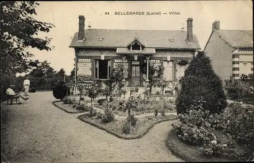 Ak Bellegarde Loiret, Villas