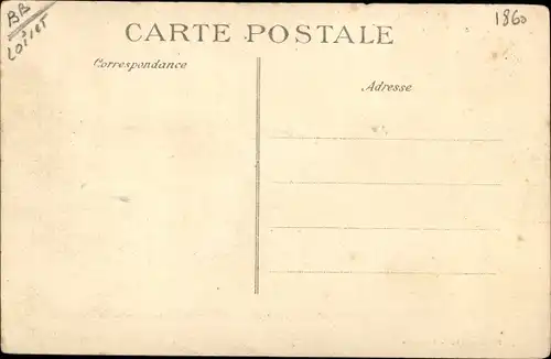 Ak Bellegarde Loiret, Église à Portail Romano-Bysantin