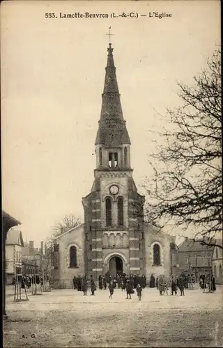 Ak Lamotte Beuvron Loir et Cher, L´Église