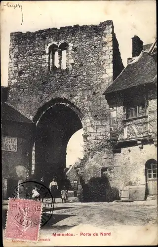 Ak Mennetou sur Cher Loir et Cher, Porte du Nord