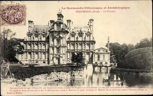 Ak Beaumesnil Eure, Le Château