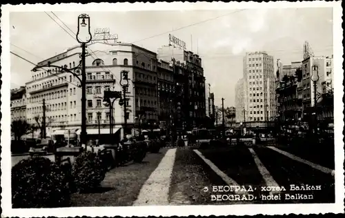Ak Belgrad Beograd Serbien, Hotel Balkan