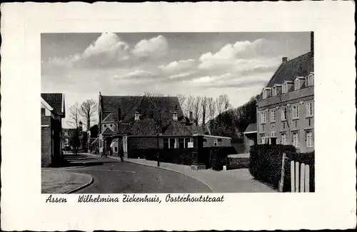 Ak Assen Drenthe Niederlande, Wilhelmina Ziekenhuis, Oosterhoutstraat