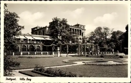 Ak Stuttgart am Neckar, Villa Berg