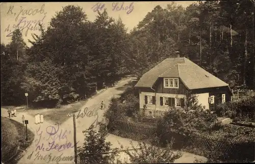 Ak Ullersdorf Radeberg, Radeberger Straße, Wohnhaus