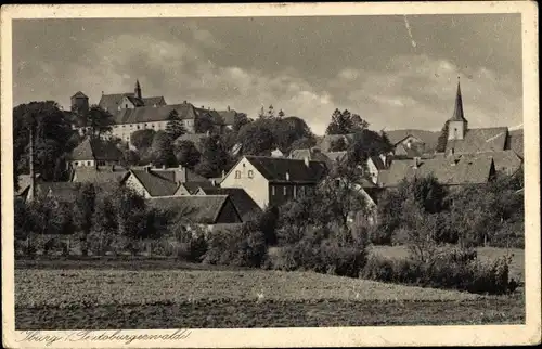 Ak Bad Iburg am Teutoburger Wald, Teilansicht