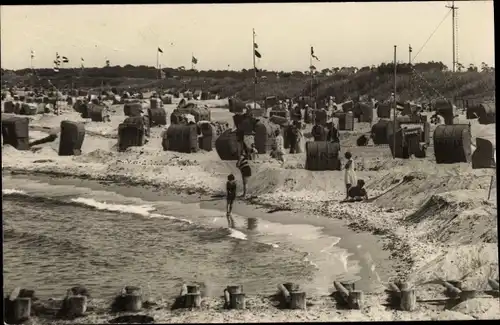 Ak Ostseebad Graal Müritz, Strandleben