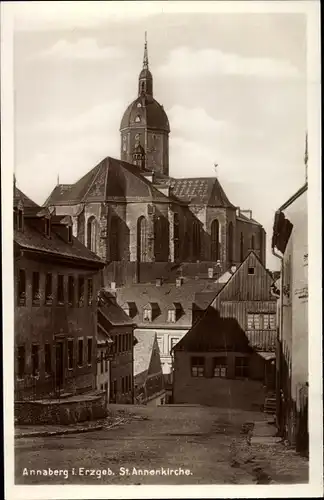 Ak Annaberg Buchholz Erzgebirge, St Annenkirche