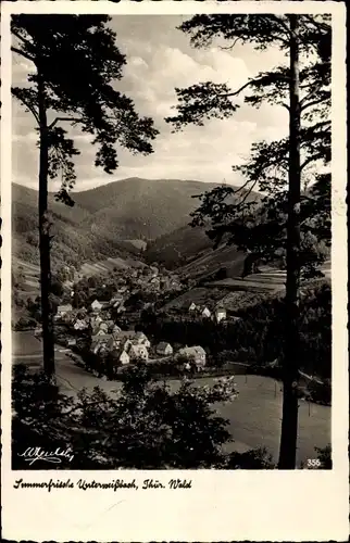 Ak Unterweißbach Thüringen, Gesamtansicht