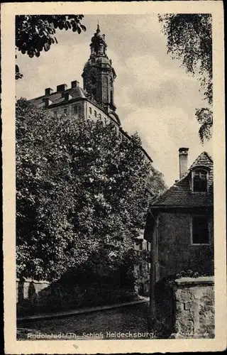 Ak Rudolstadt in Thüringen, Schloss Heidecksburg