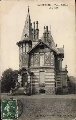 Ak Luzarches Val d’Oise, Vieux Château, Le Châlet