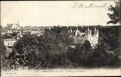 Ak Chanzeaux Val-de-Marne, Le Bourg et le Château