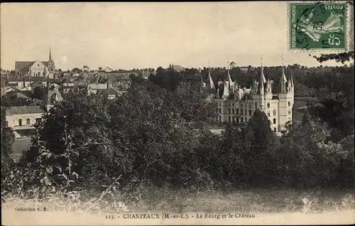 Ak Chanzeaux Val-de-Marne, Le Bourg et le Château