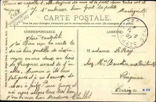 Ak Saint Nom la Bretèche Yvelines, Route de Saint Nom