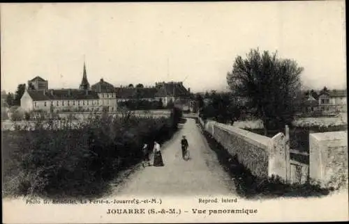 Ak Jouarre Seine et Marne, Vue Panoramique