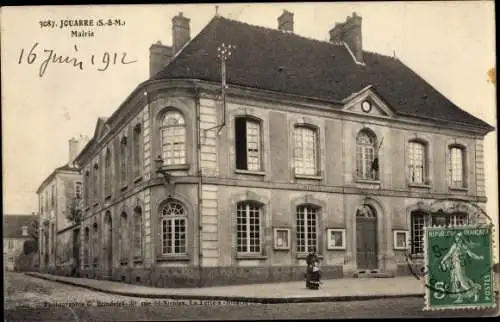 Ak Jouarre Seine et Marne, Mairie