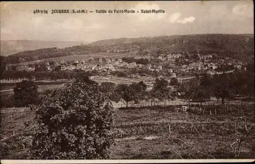 Ak Jouarre Seine et Marne, Vallée du Petit Moulin Saint Martin