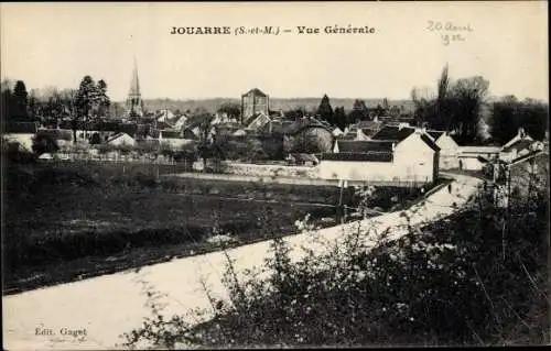 Ak Jouarre Seine et Marne, Vue Générale